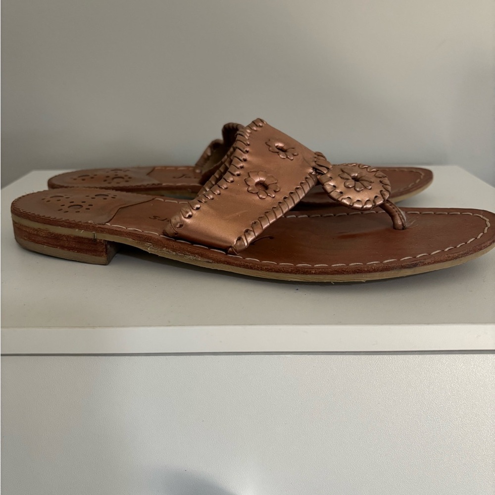 Jack Rogers Women's Rose Gold Sandals